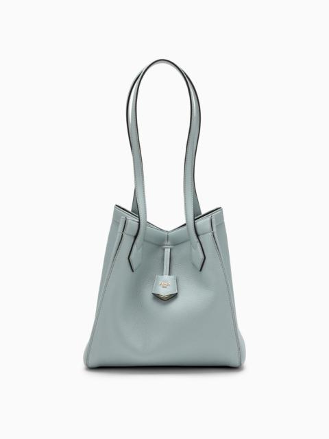Fendi Origami Medium Convertible Bag In Light Blue Leather Women