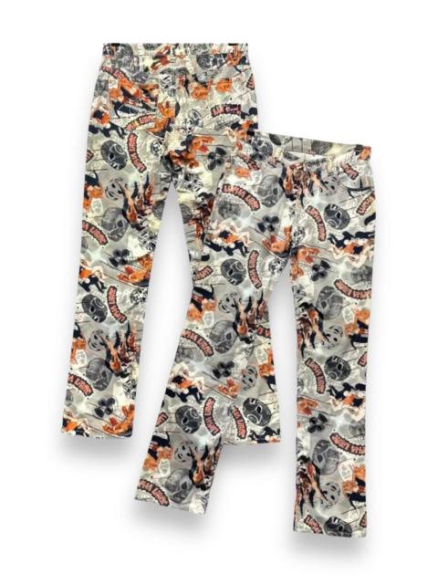 Other Designers Japanese Brand × WWE - 🔥FIRE🔥 CASSOPI Wrestling Over Print Pants Made in Japan