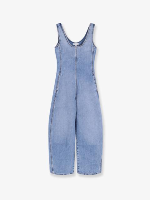 Alaïa Alaia Round Denim Jumpsuit