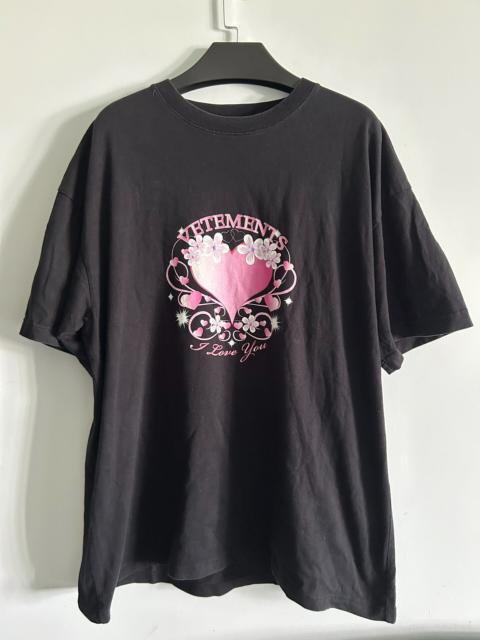 VETEMENTS Vetements heart short-sleeve T-shirt
