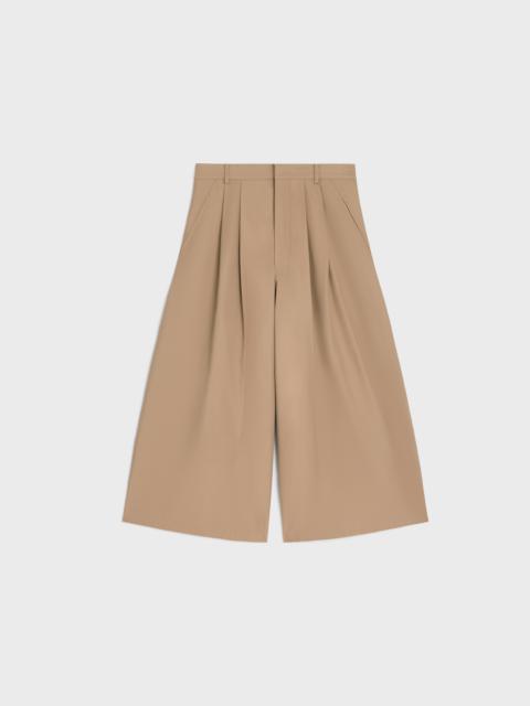 CELINE montauk cropped trousers IN COTTON AND WOOL GABARDINE