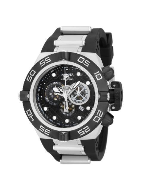 Other Designers Invicta Subaqua Noma IV Black Dial Chronograph Stainless Steel Men's Watch 6564