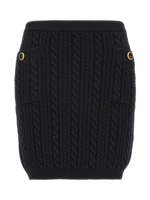 Alessandra Rich Button skirt
