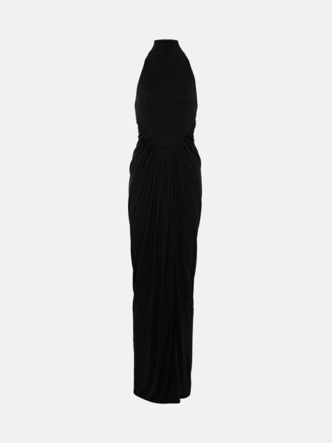 Alaïa Halterneck draped gown