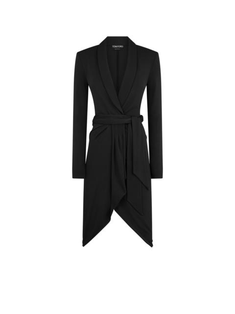 LONG SLEEVE WRAP DRESS