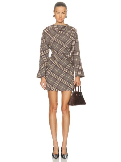 SIMKHAI Harpor Longsleeve Mini Dress