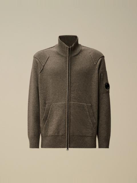 C.P. Company Lambswool GRS Full Zip Sweater