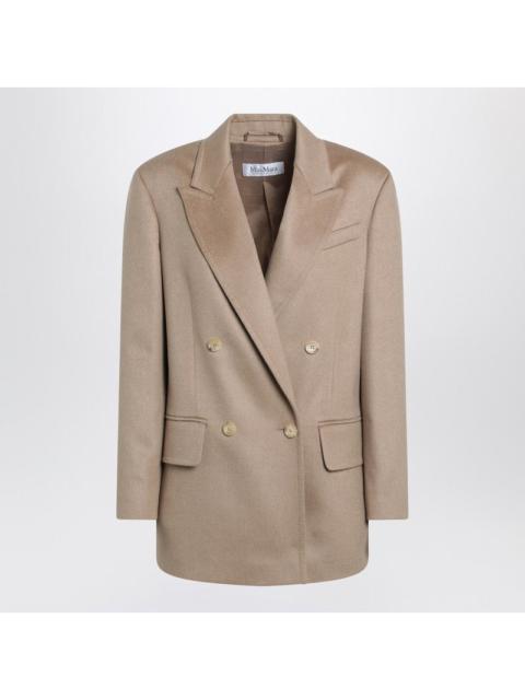 Max Mara Max Mara Cream Double-Breasted Jacket Women