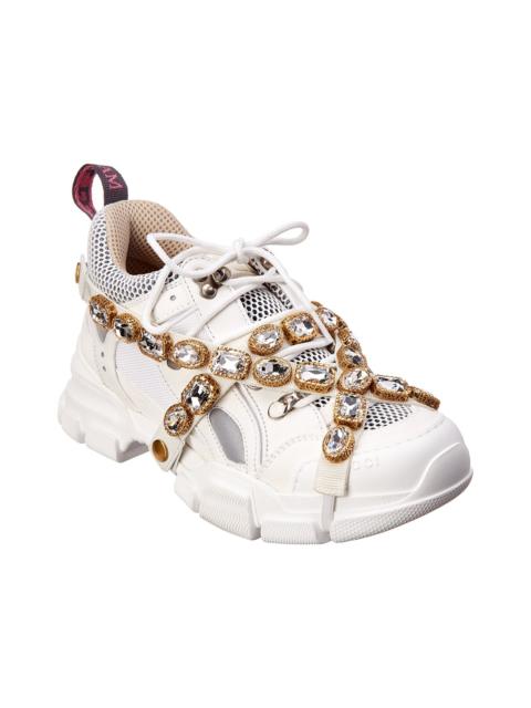 GUCCI Gucci Flashtrek Leather & Mesh Sneaker