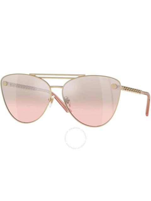 VERSACE Versace Pink Cat Eye Ladies Sunglasses VE2267 12527E 68