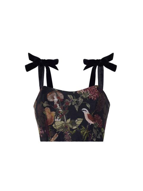 Cara Cara Tira Top
Velvet Bows, Cropped Charm