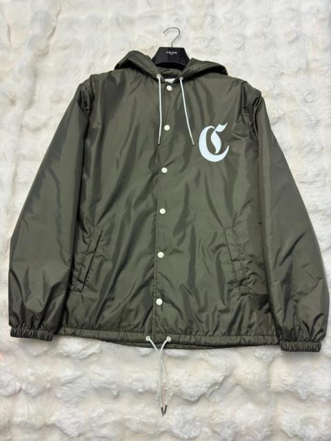 CELINE Celine's new classic Gothic logo varsity jacket.