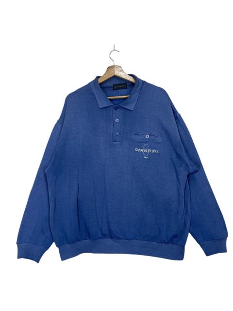 Other Designers Vintage 90s Gianni Valentino Collar Sweatshirt