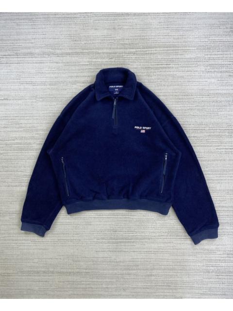 Other Designers Polo Ralph Lauren × Vintage - Vintage 90s Polo Sports Ralph Lauren Half Zipper Sweatshirt