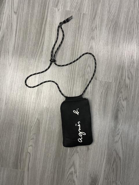 Other Designers Agnes B. - Agnes b. Quick pocket roped detailed card & wallet neck bag