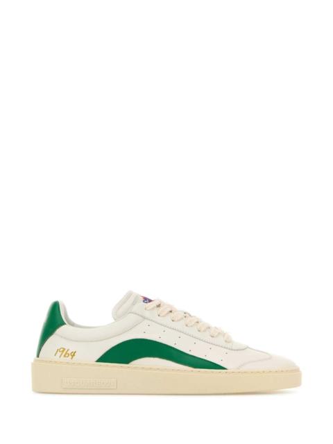 DSQUARED2 Dsquared Men Two-Tone Leather Rider Sneakers