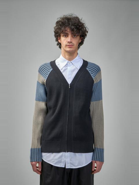 Kiko Kostadinov Inex Cardigan Cotton Nylon Mix