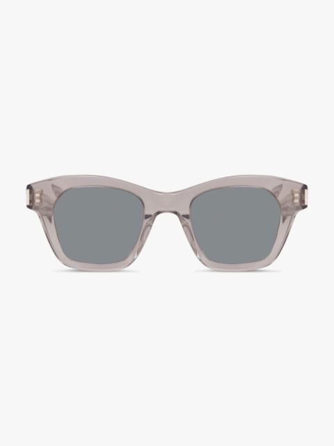 SAINT LAURENT 592 SQUARED FRAME | BEIGE