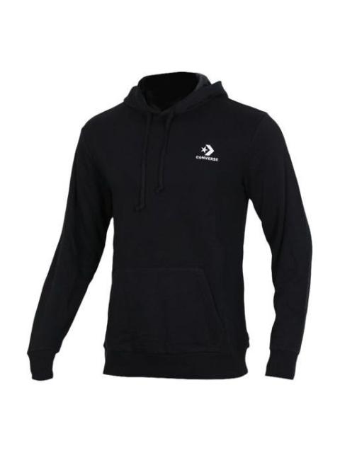 Converse Star Chevron Embroidered Pullover Sweatshirt 'Black' 10008926-A01