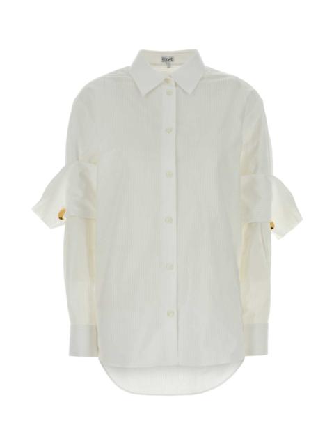Loewe Loewe Women White Cotton Shirt