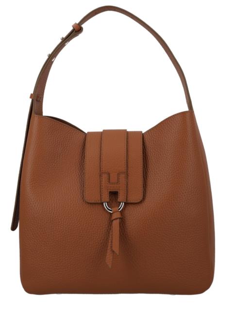 HOGAN LEATHER "TREND" HOBO BAG