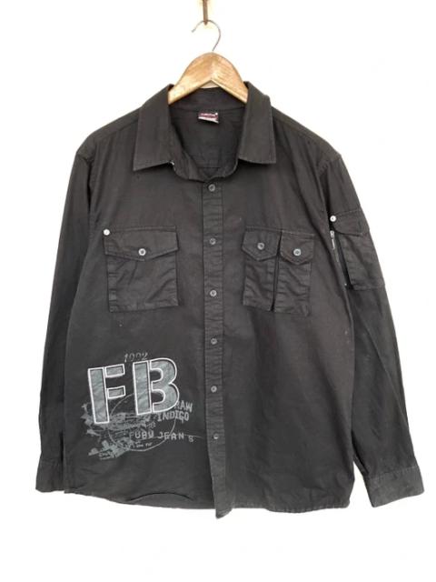 Other Designers Fubu - Vintage Fubu Tactical Multipocket Button Up Shirt