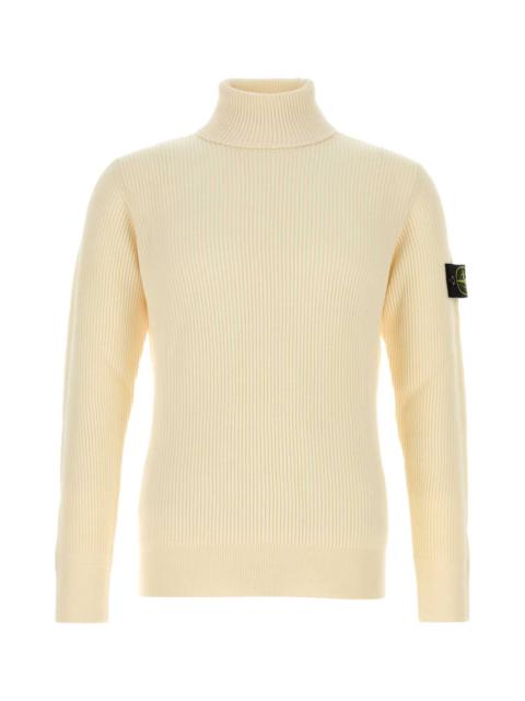Stone Island Stone Island Men Ivory Wool Sweater