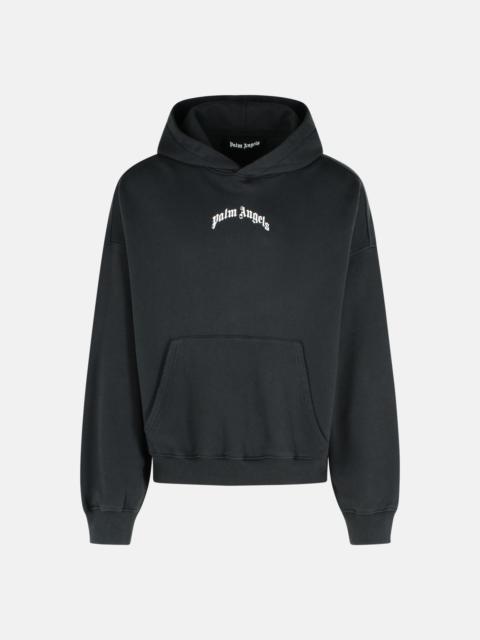 BLACK COTTON SWEATSHIRT