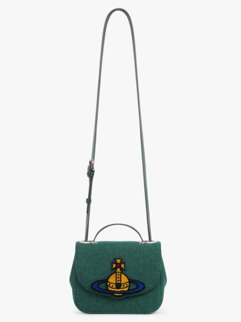 Vivienne Westwood LINDA CROSSBODY ORB BAG | GREEN/MULTI