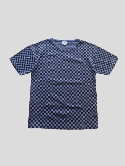Lanvin En Bleu Boxy Checkered Shirt 