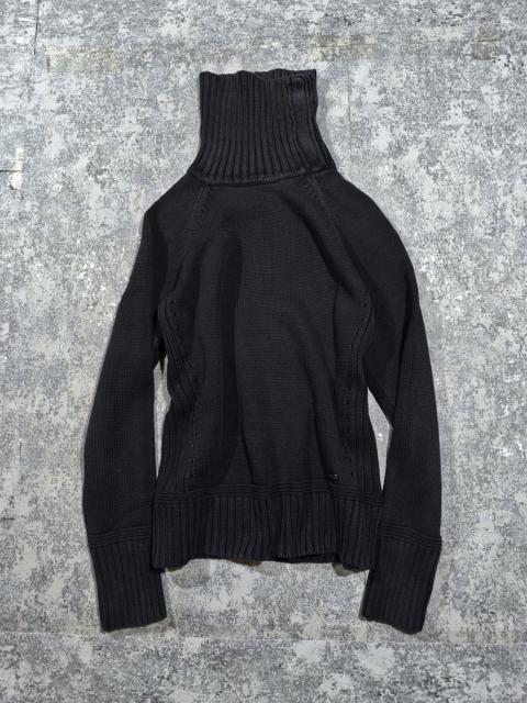 Hysteric Glamour high collar issey miyake type rick owens knit sweater