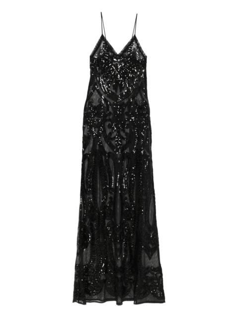 NORMA KAMALI sequin-embellished gown