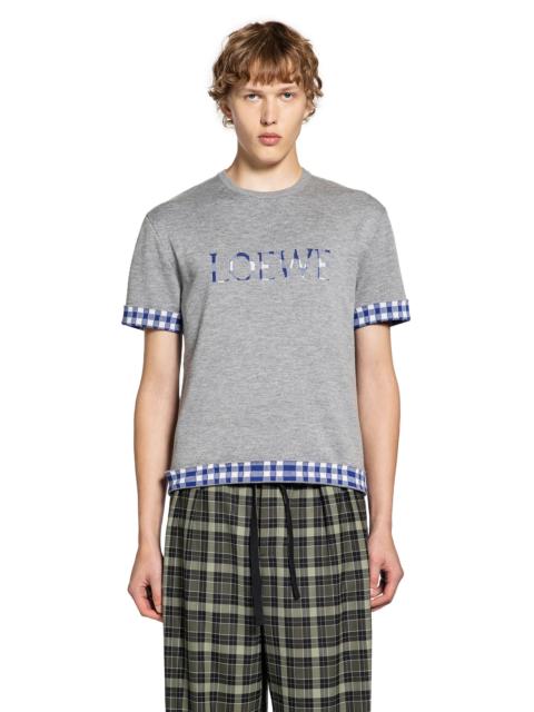 Loewe Loewe Man Grey T-shirts & Tank Tops