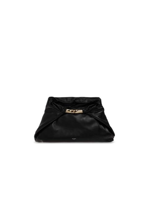 Balmain BALMAIN Dinner At 8 Medium Black Leather Bag New & Authentic
