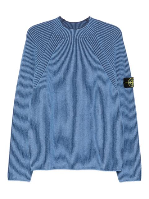 Stone Island ribbed crew-neck sweater