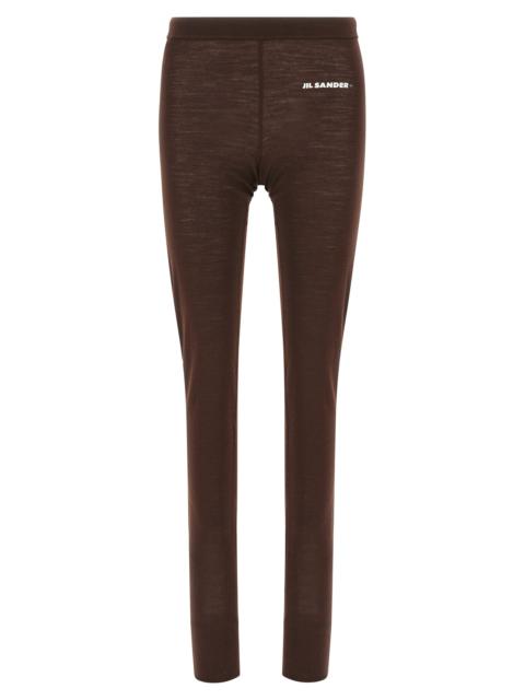 Jil Sander 029 Leggings Bordeaux