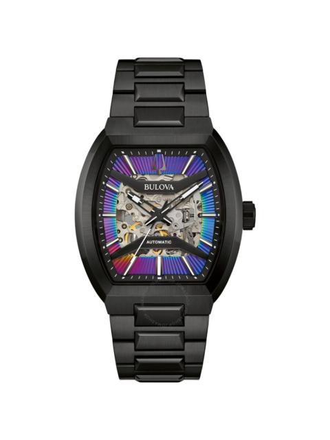 Bulova - Bulova Maquina Automatic Rainbow Semi-Skeleton Dial Men's Watch 98A320