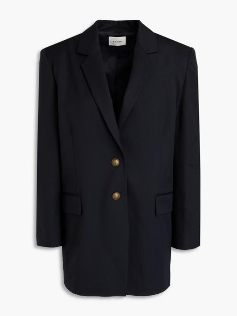 FRAME Wool-blend twill blazer