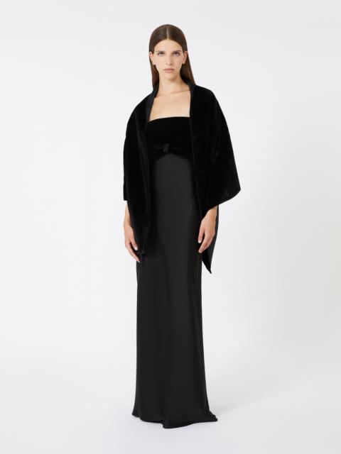 Max Mara SMIRNE Reversible velvet and duchesse stole
