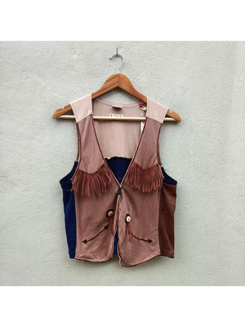 Native - TIGRE BROCANTE REMAKE CRAZY WESTERN VEST