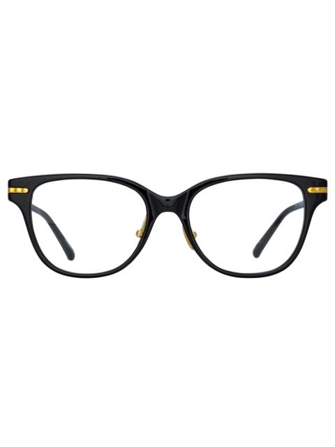 LINDA FARROW Hadid Optical in Black