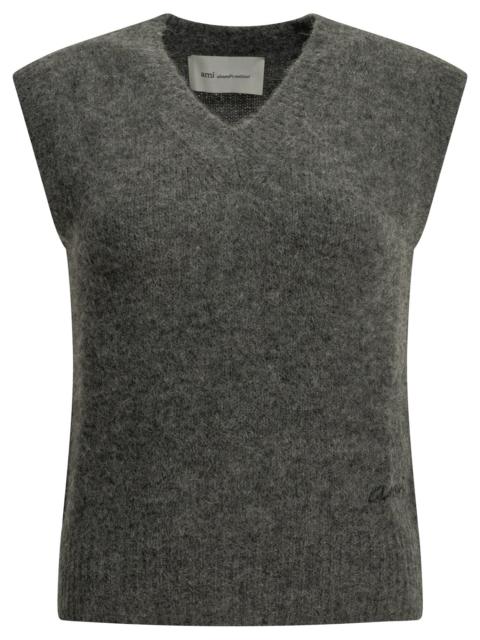 AMI Paris AMI Paris Logo Vest Grey Women