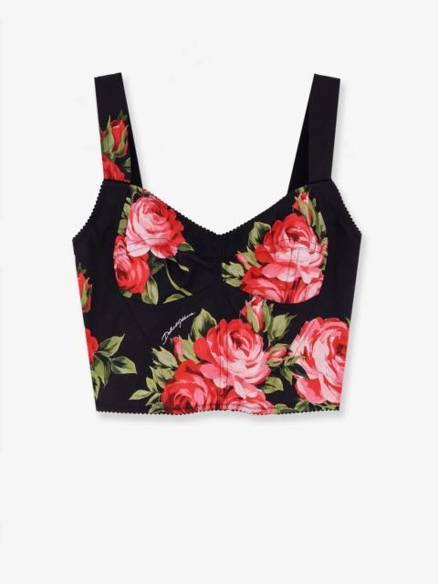Dolce & Gabbana Dolce & Gabbana Cotton Blend Bustier Top