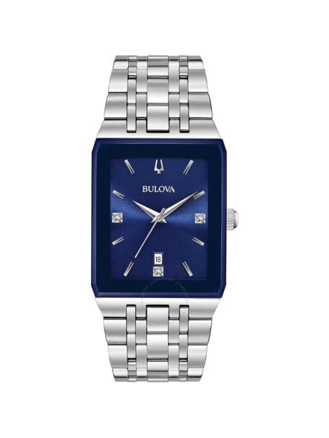 Bulova - Bulova Diamond Blue Dial Men's Watch 96D139
