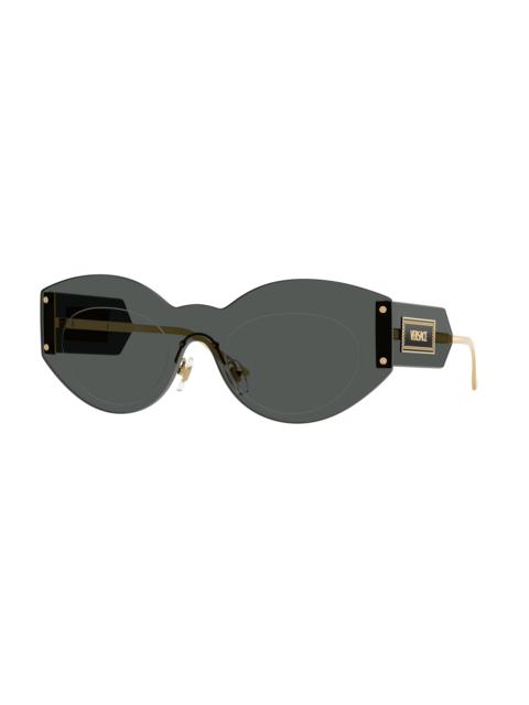 VERSACE Versace Grey Shield Ladies Sunglasses VE2276 100287 144