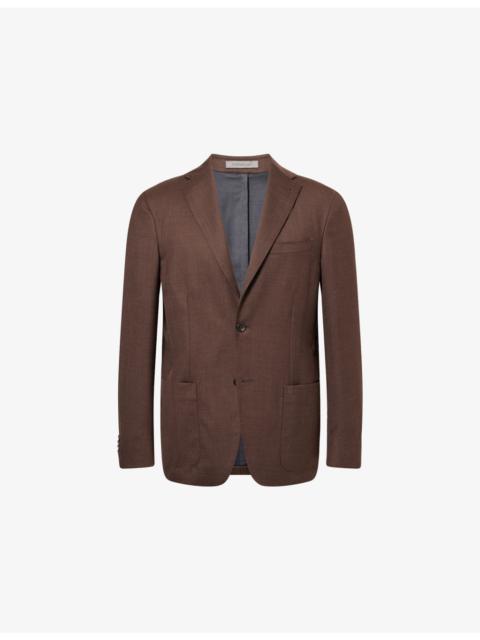 CORNELIANI Whisper Single-Breasted Silk-Wool Blend Jacket