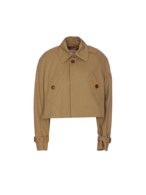 Vivienne Westwood Women Cut Off Graziano Trench Coat