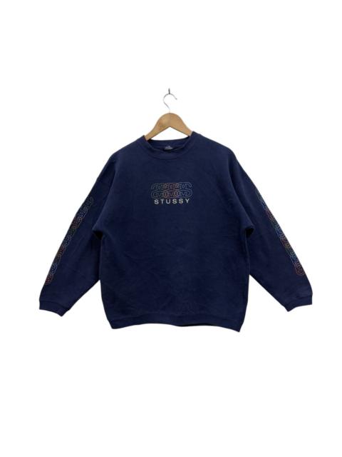 Vintage Stussy Chain Sweatshirt Big Logo