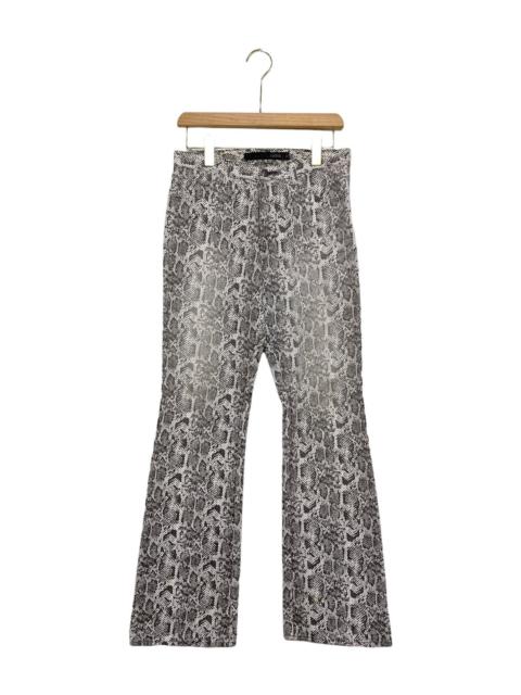 Japanese Brand - Vintage Schussel Snake Skin Flared Denim