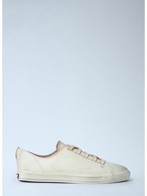 Prada Prada Women Antiqued Leather Sneakers